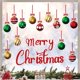 thumbnail image 5 of Decoraciones de Pared para Dormitorio Elementos de Navidad Ilustrados con Bigotes Decoración de Fondo de Dormitorio de Niños Pegatina de Pared Decoraciones de Pared de Navidad, 5 of 6