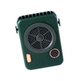 thumbnail image 3 of Ventilador para colgar en el cuello Ventilador recargable eléctrico digital LED Enfriador de forma de cámara portátil ajustable, Verde Advancent HA004178-03B, 3 of 6