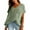 Light green, variant on LIZUOJUNF Womens Dressy Casual Tops Short Sleeve Loose Shirts Travel Vacation Plus Size Spring Clothe, 4XL