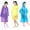 Purple Blue Yellow, variant on Kids Rain Ponchos, 3 Packs Portable Reusable Emergency Raincoats for 6-12 Years Old for Camping Hiking Traveling Backpacking