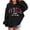 Black, variant on Zylarhe Boys Sweatshirts Girl Boy Hoodie Long Sleeve Soft Sweatshirt Graphic Hoody Kids Cute Pullovers Top Clothes for Girls with Cute Design Black 5-6 Years