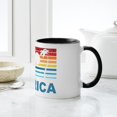 thumbnail image 6 of CafePress - Retro Costa Rica Palm Tree Mug - 11 oz Ceramic Mug - Novelty Coffee Tea Cup, 6 of 6