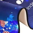 thumbnail image 6 of SKYSONIC Independence Day Runner Rug with Rubber Backing, 4th of July America Non Slip Entryway Rug Runner Washable Soft Area Rug Carpet for Hallway Bedroom Kitchen Decor,2'x6', 6 of 6