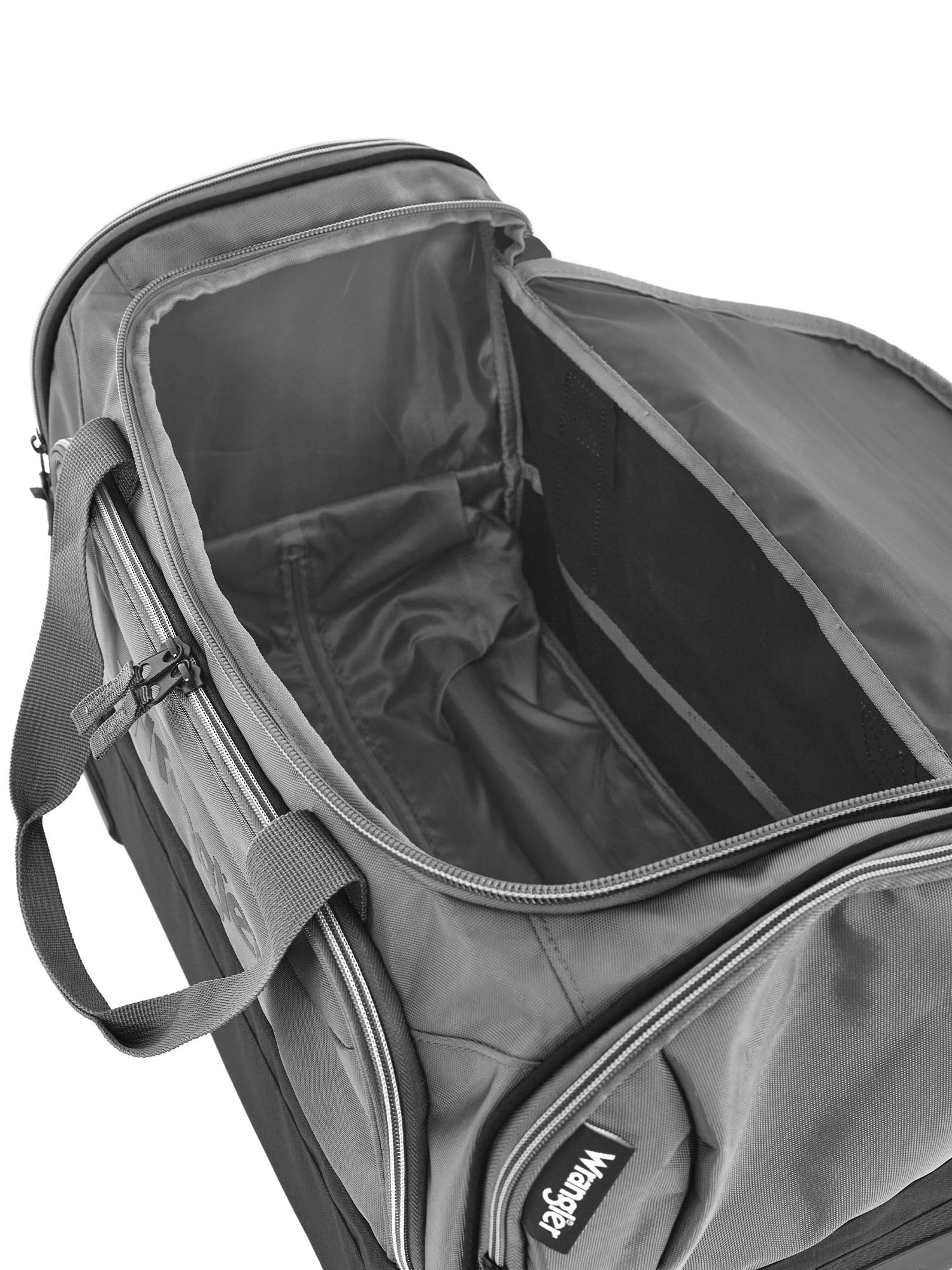 Wrangler 21-inch Travel Rolling Duffel Bag, Sharkskin Gray