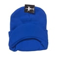 thumbnail image 2 of Cuffless Beanie Visor Cap, Royal, 2 of 2