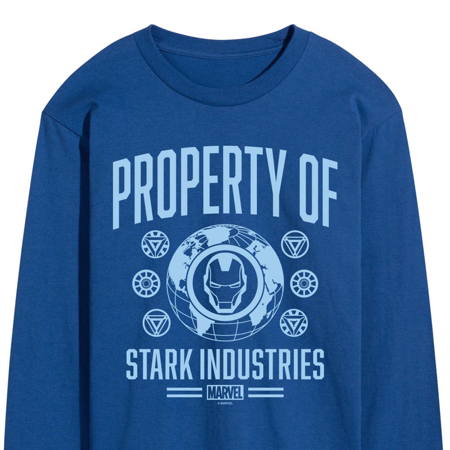 Marvel Iron Man - Property Of Stark Industries - Men's Long Sleeve Graphic T-Shirt