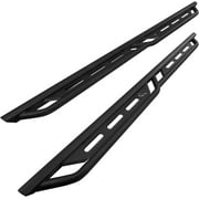 IRONBISON Running Boards Fits 2019-2024 Chevy Silverado / GMC Sierra 1500 Crew Cab| 2020-2023 2500/3500 Crew Cab Heavy Duty Pickup Truck Side Steps Off Road Nerf Bars Heavy Texture Black