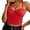 Red, variant on Open Back Tube Top Bra with Detachable Sling Strap for Body Shaping and Support Ideal for Bridesmaid Dancer Performance Wear Pink S