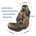 thumbnail image 3 of Daiia Paisley6 Printed Car Seat Cover - Waterproof & Sweatproof - Universal Fit, Machine Washable, Non-Slip - Seat Protector for Car, Truck, SUV, Van (1 Pack), 3 of 5