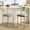 Golden-2pcs, variant on TEQIN Bar Stools Set,Upholstered Bar Chairs with Back and Footrest,Thick Cushion Bar Chairs,Counter Height Barstools for Kitchen Island Apartment Counter Bar