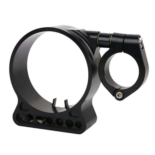 AUFER Kit de reubicación del velocímetro de montaje lateral del tubérculo de la horquilla de 39 mm Soporte de montaje del odómetro de ajuste compatible con Sportster XL 883 1200 1995-2016