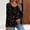 Black, variant on Women's Vintage Distressed Floral Print V-Neck Tunic Top Long Sleeve Artistic Graphic Pullover Boho Chic Casual Loose Fit Blouse under $5