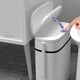 thumbnail image 2 of Cubo de basura con escobilla de inodoro, cubo para basura, cubos de basura para baño, caravana, oficina Blanco, 2 of 9