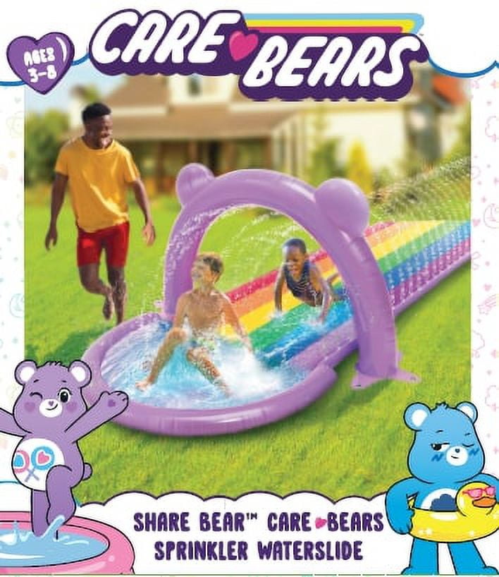 Care Bears Dual Lane Sprinkler Water Slide