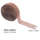 thumbnail image 3 of 1 rollo de hermosa cinta de diamantes de imitación de 8 filas con brillantes brillantes, 3 of 6