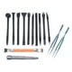 thumbnail image 3 of Kit de herramientas de reparación electrónica, cepillo cortapantallas Spudger, pinzas de curva recta para soldadura PCB de teléfono móvil, 14 Uds., 3 of 14