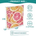 thumbnail image 3 of FORMRS 3 Ring Binder 1.5 inch with Pockets Set of 2 Clip Board 200 Sheets Capacity, Pink Grapefruit Slices, 3 of 8