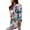 Blue, variant on Women'S Blazers & Suit Jackets Fashion L Multicolor Printed Suit and Long Trousers Temperat Lapel Suit