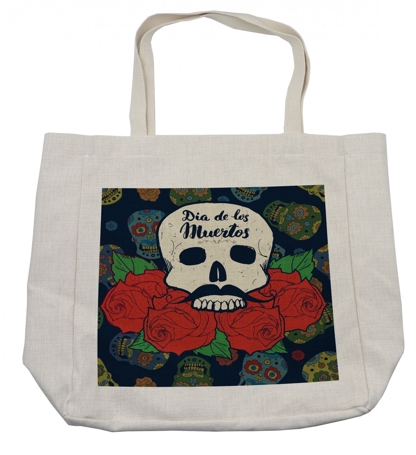 Dia De Los Muertos Shopping Bag, Creative Design Day of the Dead Skull ...
