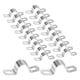 thumbnail image 1 of Uxcell 20-Pack Abrazaderas de Conducto, 3/4" Abrazadera de Tubería Rígida de Acero Inoxidable 304 M20 para Fontanería, 1 of 7