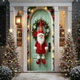 thumbnail image 3 of UP TO 70% OFF! YZEGDCH Fall Door Covers, Front Door Cover, Doors Decoration for New Year Holiday Indoor Outdoor Decorations, Christmas Gifts for Women Men, 3 of 8