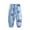 Light Blue, variant on Odeerbi 1-6 Years Toddler Boys Girls Sweatpants Cute Print Workout Athletic Sports Jogger Pants Cropped Pants Breathable Loose Casual Joggers