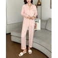 thumbnail image 3 of Richie House Pajamas Set Long Sleeve Womens Button Down Sleepwear Soft Pj Set S-L RHW4033, 3 of 3