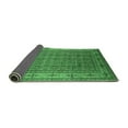 thumbnail image 2 of Ahgly Company Indoor Rectangle Oriental Emerald Green Industrial Area Rugs, 7' x 9', 2 of 4