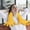 Yellow, variant on Extra Long Hugging Arm Pillow - Funny Hand Cushion for Sofa Bed, Provides Emotional Security and Stress Relief, Playful Abstract Home Decor Gift for Adults and Unique Housewarming Treats