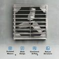 thumbnail image 3 of Hurricane Pro Shutter Exhaust Fan w/3 Metal Blades & Button Controller, 36", 3 of 10
