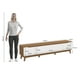 thumbnail image 4 of Mueble TV 85" Kappesberg 218cm con 3 Puertas Canela/Blanco, 4 of 11