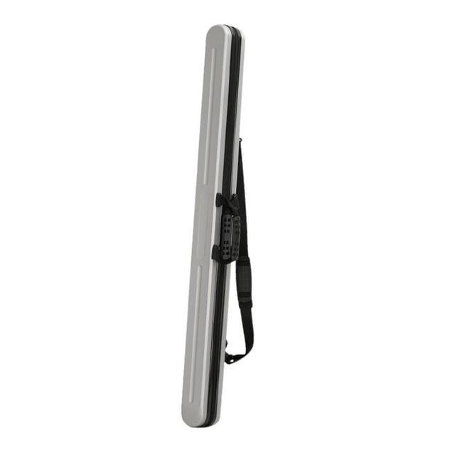 Almencla Fishing Rod Storage Case 53.15inch Comfortable Handle Accessory Fishing Gear Silver