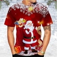thumbnail image 1 of Camiseta Unisex 2022 para hombre, camiseta ligeramente elástica de Navidad, traje de fiesta para hombre, ropa de calle, camisetas de manga corta Hip Pop geniales, 1 of 4
