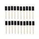 thumbnail image 1 of 24pcs 1 Inch Sponge Wood Handle Paint Brush Set 10 Pack Lightweight Durable for Acrylics Stains Varnishes Crafts Art, 1 of 5