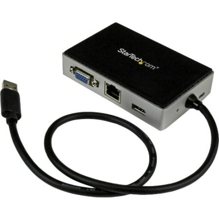 StarTech.com Travel Docking Station For Laptops - USB 3.0 - VGA - Universal Laptop Mini Docking Station StarTech.com Travel Docking Station For Laptops - USB 3.0 - VGA - Universal Laptop Mini Docking Station