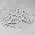 thumbnail image 3 of Riwesomey Cabezal de escape de aleación de aluminio de 2,5 junta de brida colectora de colector de tubo descendente 2 pernos Vehículos, repuestos y accesorios Mis, 3 of 7
