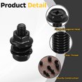 thumbnail image 3 of M4 x 12mm 20Pcs Phillips Flanged Hex Bolts with Nuts, Flat & Lock Washers, Black, 3 of 6