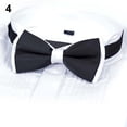 thumbnail image 4 of Kripyery New Arrival Men's Fashion Plain Bowtie Polyester Pre Tied Wedding Bow Tie Suits Tie, 4 of 7
