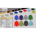 thumbnail image 4 of Flame Resistant Welding FR Shirt - 100% C - Light Weight - 7 oz (Large, Bottle Green), 4 of 6