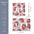 thumbnail image 3 of Dailycode Light Switch Plate Covers 2 Gang Wall Plate Plastics Outlet Covers for Kitchen Home Office Decor Pink Strawberry White Flowers, 3 of 8