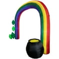 thumbnail image 3 of Northlight Lighted Inflatable St. Patrick's Day Rainbow Outdoor Decoration - 13', 3 of 5