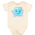 thumbnail image 3 of Inktastic Cute Octopus Blue with Star Boys or Girls Baby Bodysuit, 3 of 5