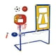 thumbnail image 4 of Portería de fútbol Colamx 3 en 1 con aro de baloncesto y estante para discos, 4 of 8