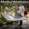 thumbnail image 5 of Sunnydaze 2-Person Quilted Polyester Hammock with Stand, 450 lb Capacity - Mountainside, 5 of 12