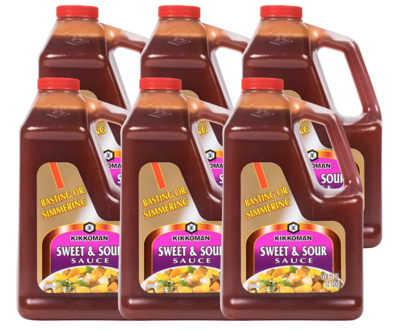 Kikkoman Sweet & Sour Sauce, 0.5 Gallon Container (6/Case) – Delectable Balance of Sweet and Sour Flavors