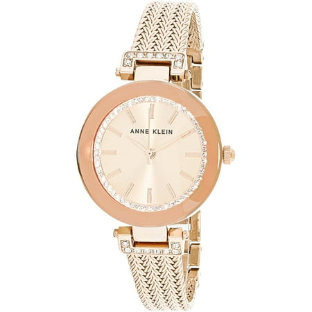 Anne Klein Tie - Anne Klein Women's AK-1906RGRG Rose-Gold Stainless-Steel Japanese Quartz Fashion Watch