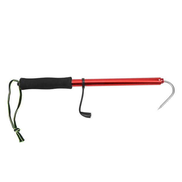 Telescopic Fishing Gaff, Stainless Steel Fishing Hook Safe Portable