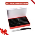 thumbnail image 2 of KitchenTrend 6pcs Steak Knives Set Non-Stick & Rust-Resistant Dinner Knives, with Gift Box, 2 of 8