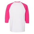 thumbnail image 2 of Gildan Heavy Cotton Three-Quarter Raglan Sleeve Baseball T-Shirt, 2 of 6