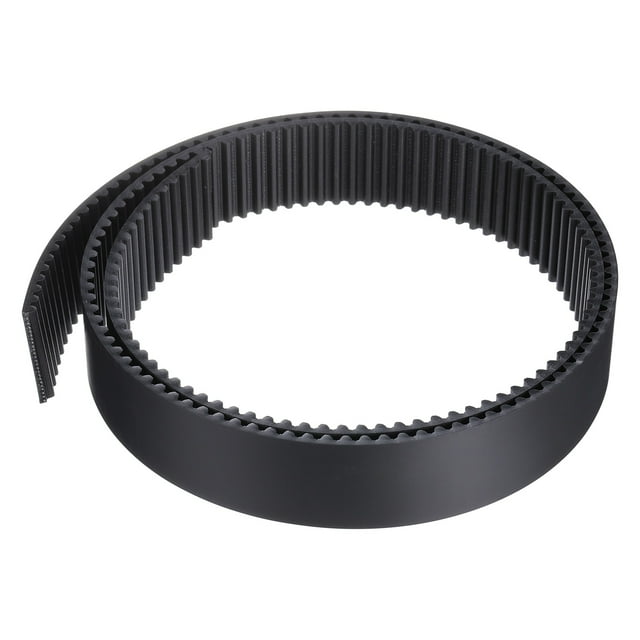 S5M Open Ended Timing Belt, 30mm Width x 1 Meter Length, 5mm Pitch Length, Black